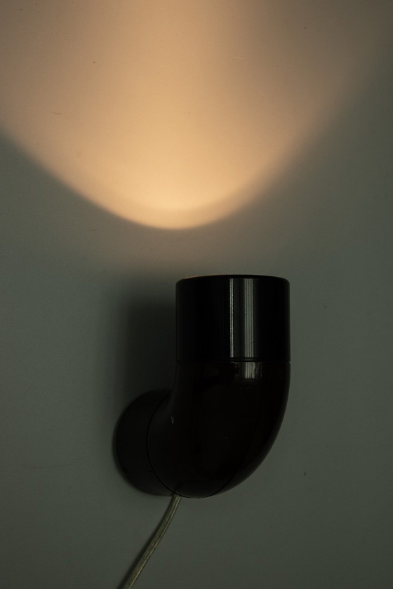 Image 1 of Brown plastic wall spotlight