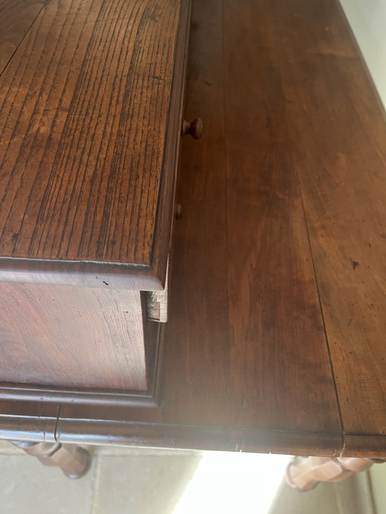 Image 1 of Scrivania a più livelli in noce