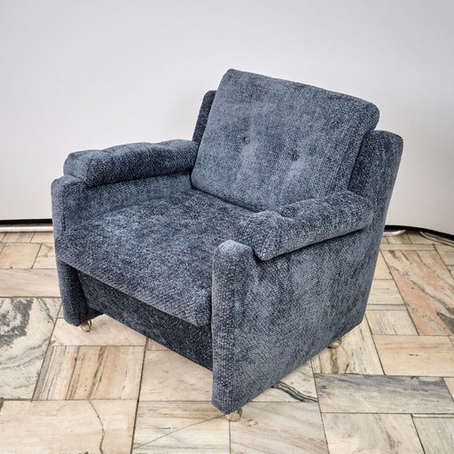 Fauteuil vintage Jitona, Tchécoslovaquie des années 1970