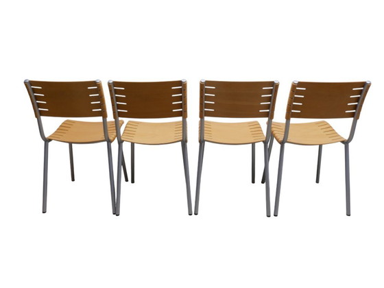 Image 1 of 4x Ruud Jan Kokke stoelen voor Harvink