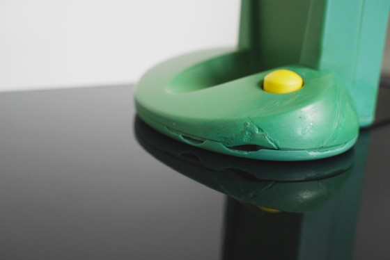 Image 1 of Lampada da scrivania HT Huang Toucan, luce da tavolo postmoderna in plastica, illuminazione colorata anni '80.