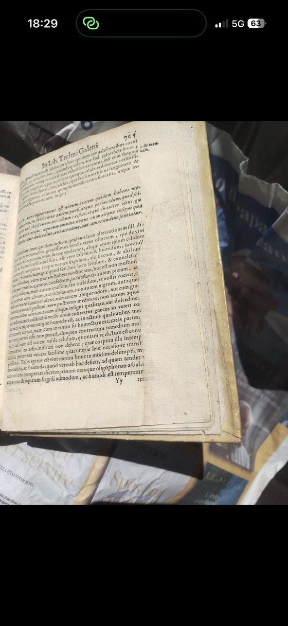 Oddo degli Oddi, Raro libro di medicina del 1574, Stampe artistiche, Carta, Bianco (foto 5 di 11)