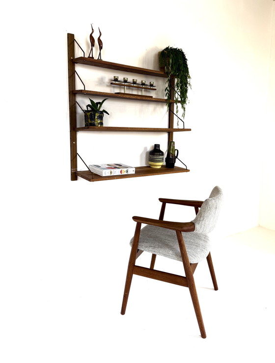 Image 1 of Vintage Danish teak wall system '60