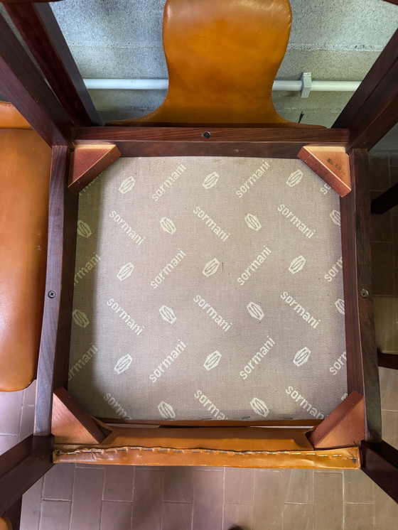 Image 1 of 6 sedie attribuite a Luigi Salocchi per Sormani, anni '60