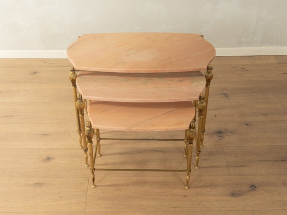 Image 1 of Tables gigognes de style Hollywood Regency des années 1970