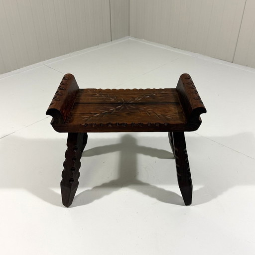 Tabouret rustique espagnol des années 1960