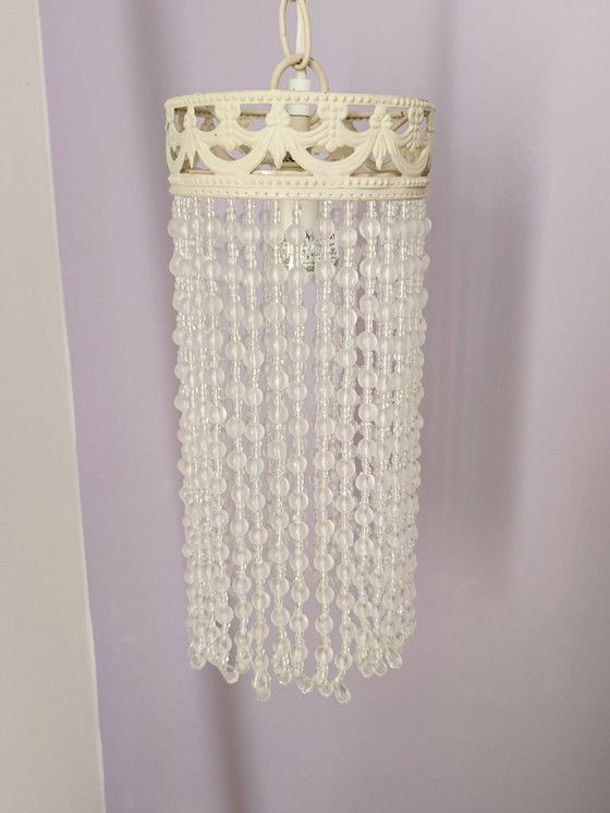 Image 1 of Kronleuchter mit Kristalltropfen