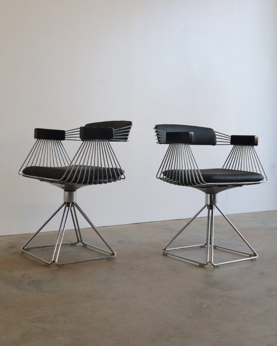 Image 1 of 2 sillas Delta diseñadas por Rudi Verelst para Novalux años 70