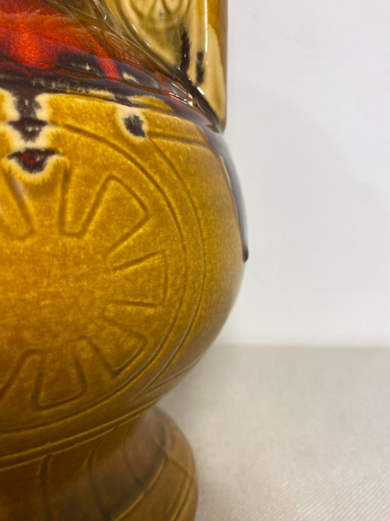 Vaso da terra Vintage KIL Liboje Fat Lava, Jugoslavia, anni '70, Vasi, Ceramica, Marrone (foto 5 di 14)
