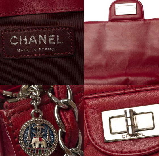 Image 1 of Sac CHANEL 2.55 en Cuir Rouge - 100096 Precio de venta