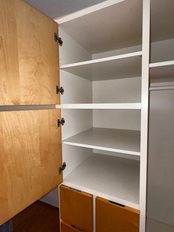 Vintage IKEA RAKKE Wardrobe, Design Classic from the 1990s, Wood, White (photo 13 of 20)