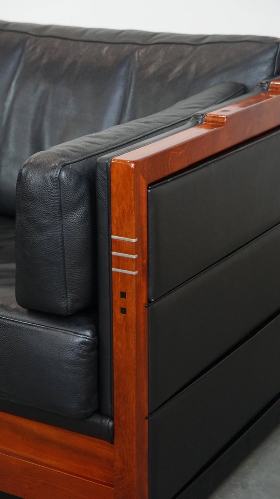 Image 1 of Art Deco Schuitema 2.5 seater design sofa model Baldwin from the Decoforma series with folding tops