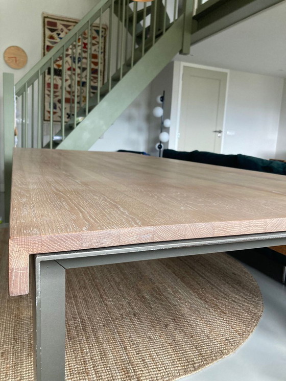 Image 1 of Metaform dining table 220 x 90 oak industrial