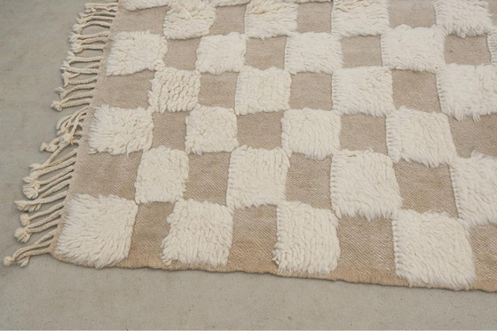 Image 1 of Handgeknüpfter marokkanischer Wollteppich, 300 cm x 150 cm