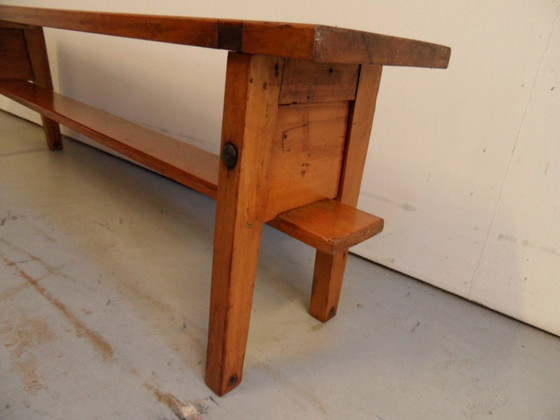 Image 1 of Vintage School Bench