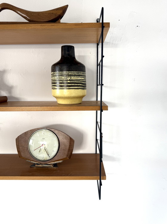 Image 1 of Vintage beech wood wall rack, WHB Germany ‘60