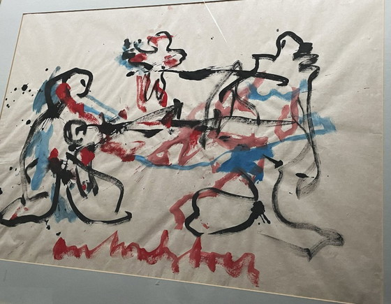 Anton Heyboer (1924-2005) - Combative – Paintings & Drawings, Paper (photo 6 of 7)