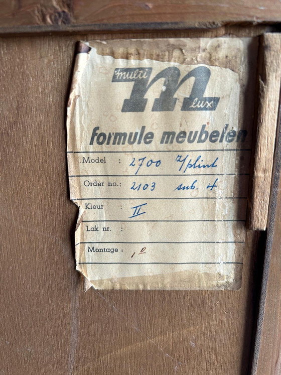 Image 1 of Set di mobili vintage Multilux – Stile metà secolo, prodotto dall'azienda Kempkes