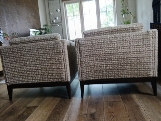 Schlanke Sessel 2 Stück Originalbezug späte 50er Jahre wahre Schmuckstücke – Artifort, Wool (photo 2 of 6)