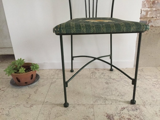 Image 1 of Vintage Cast Iron Garden Chair