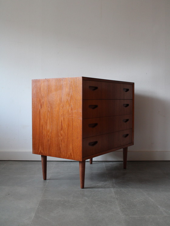 Image 1 of Vintage Danish chest of drawers in teak by Ølholm Møbelfabrik 