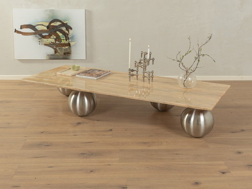 Marble Coffee Table with Ball Feet