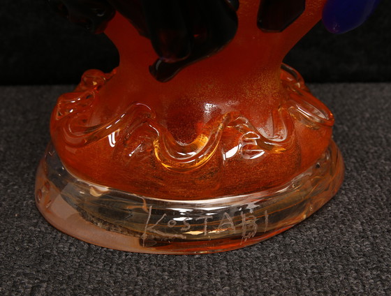Image 1 of Kostabi, Paul - scultura in vetro di Murano - pezzo unico - firmato a mano