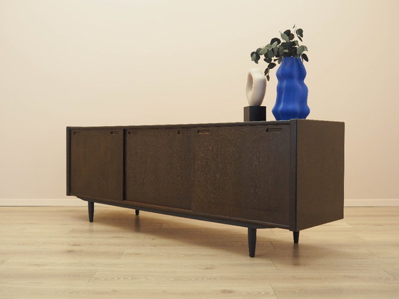 Image 1 of Eikenhouten dressoir, Deens design, jaren 70, vervaardigd door Skovby Møbelfabrik