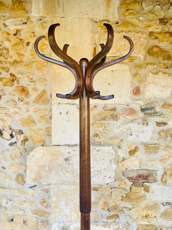 Image 1 of Porte-manteau sur pied de style moderne du milieu du siècle, par Baumann, années 1960