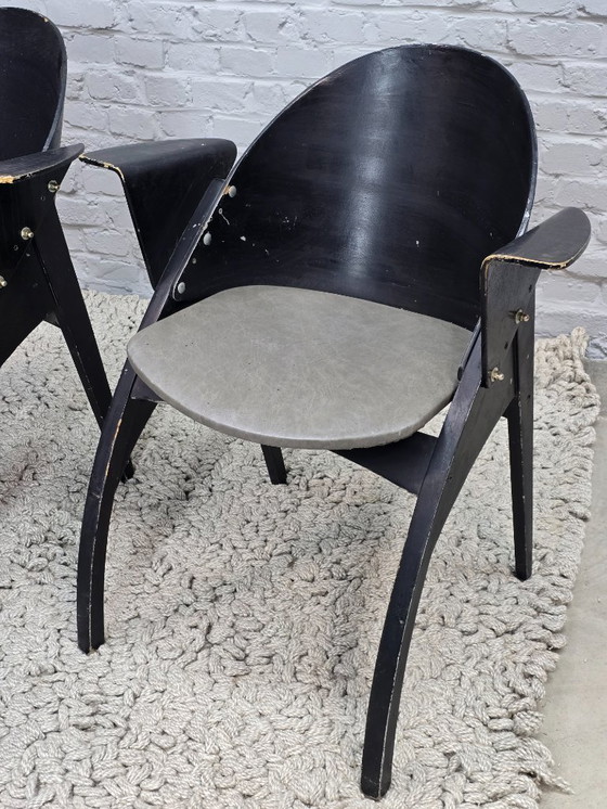 Image 1 of Set di 6 poltrone Galateo di design di metà secolo di Pascal Mourgue, edizione Scarabat, anni '80