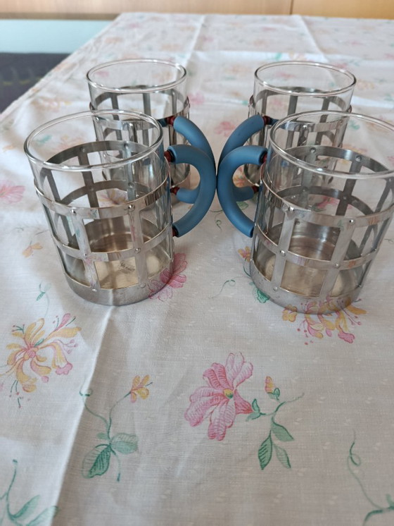 Image 1 of Alessi coffee set, tray and four mugs