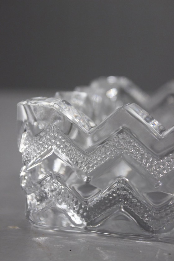 Image 1 of Lalique France - Cendrier en cristal "Soudan" 1934