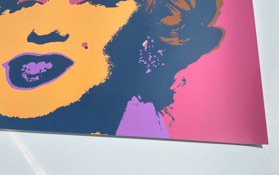 Image 1 of Art Print : " Marilyn " by A. WARHOL ( 91,5 x 91,5 cm)
