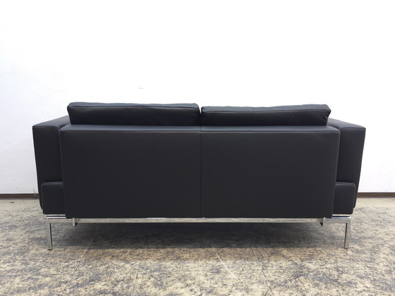 Image 1 of Fsm Easy Set Designer Sofa Leather Sofa Couch de sede Black