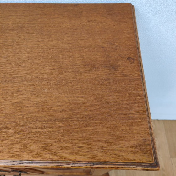 Image 1 of Meuble bar, armoire murale, buffet, commode de style Queen Anne rustique et vintage