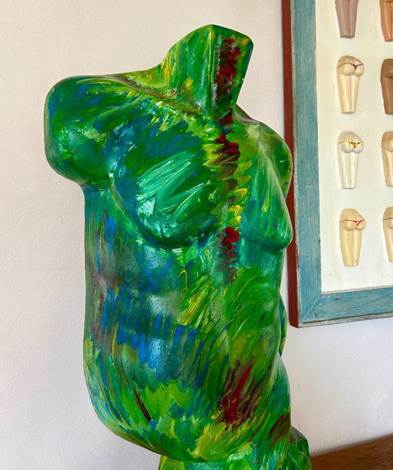 Torso maschile colorato – Sculture, Legno (photo 6 of 13)