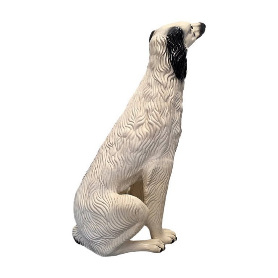 Image 1 of Statue de chien en céramique italienne vintage