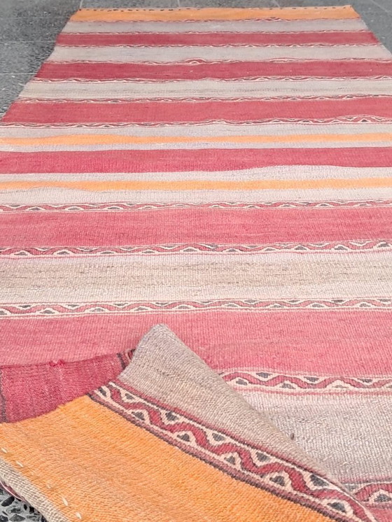 Image 1 of Kilim turco tessuto a mano 250x82 cm