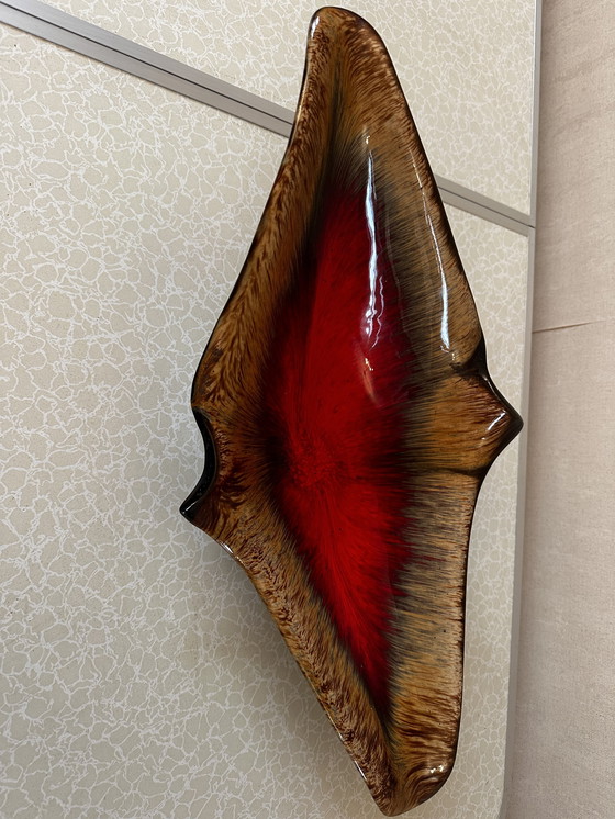 Image 1 of Large vintage ceramic bowl/empty pocket attributed to Vallauris