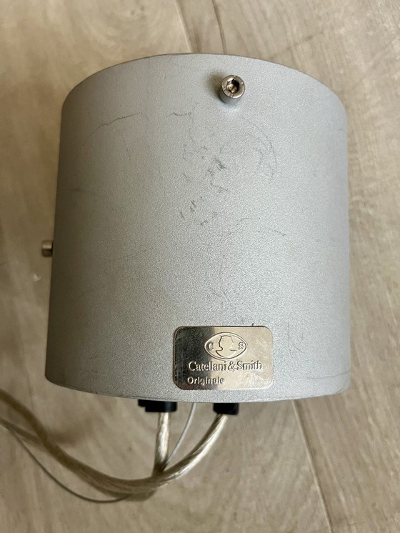 Image 1 of Round Pendant Lamp with Metal Wires, Catellani & Smith 'Fil der Ler'