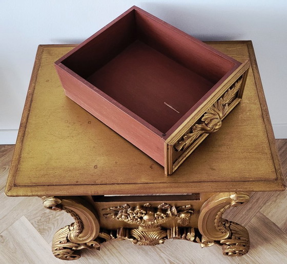 Image 1 of Mueble barroco dorado estilo Luis XV