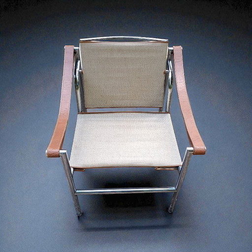 Charlotte Perriand Pierre Jeanneret Le Corbusier chaise longue LC1 Cassina Leinwand