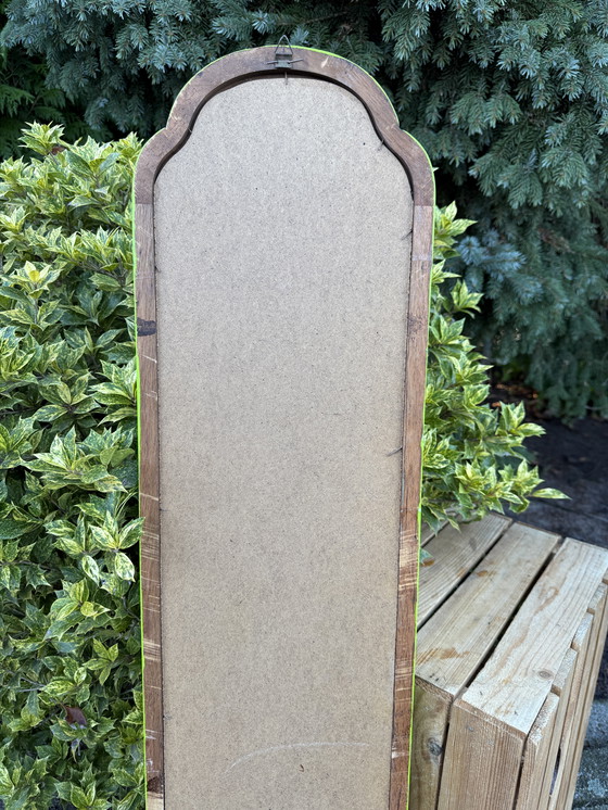 Image 1 of Vintage Mirror with Green Frame