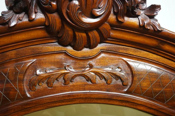 Specchio grande in mogano intagliato, 110x180 cm – Wood (photo 5 of 19)