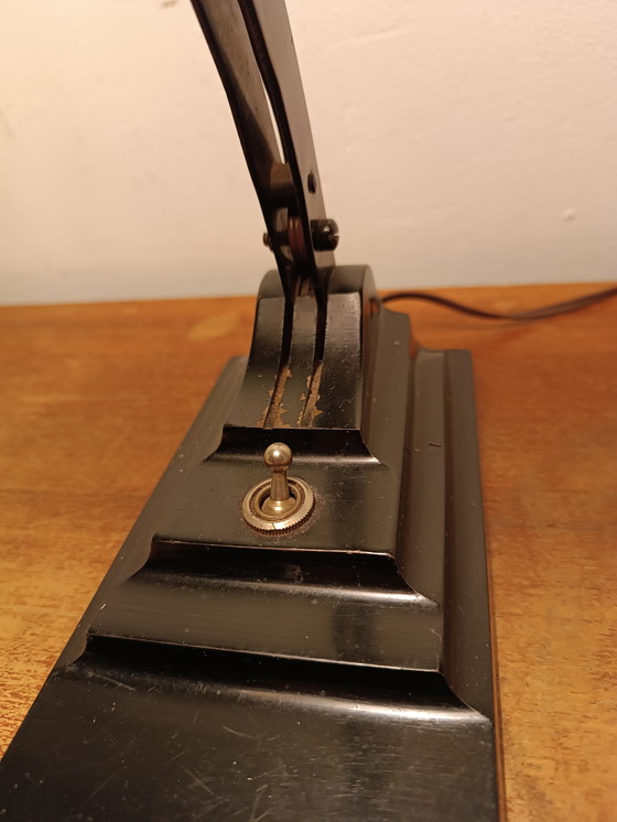 Image 1 of Lampe de bureau / lampe de notaire vintage des années 1920
