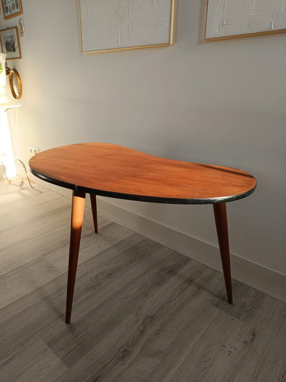 Image 1 of Kidney-shaped side table from the 1960s