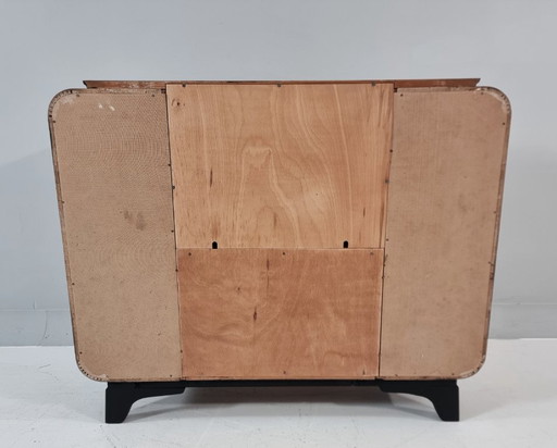 Art Deco barkast van Jindrich Halabala voor Up Závody, jaren 1940, jaren 1950.