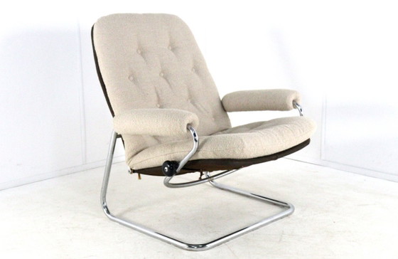 Image 1 of Ekornes Stressless 1970s armchair vintage newly upholstered