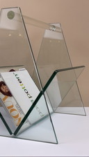 Portariviste in vetro dal design vintage Helderr Adele, leggio da lettura