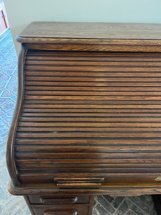 Image 1 of Antique Roller Shutter Desk